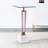 23" Tall Glass Top End Table