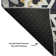 Premium Machine Washable Cerrito Black Rug