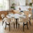 Axtell Wooden Dining Chairs Set of 6, Modern Fabric Upholstered Dining Room Chair Kitchen Chairs, Farmhouse Dinner Chair for Kitchen Dining Room-484912009-471131577