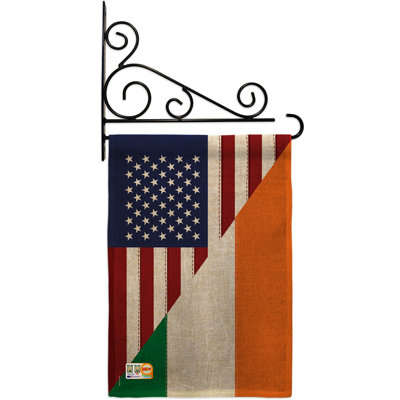 Double Sided 18.5'' H x 13'' W Burlap Garden Flag