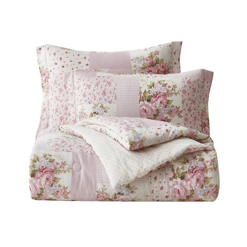 Cotton Ring Stitch Comforter, Queen Comforter  + 2 Standard Shams