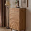 Armoire de véranda moderne en chêne blanc de style simple