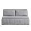Grand canapé-lit convertible 3 en 1 pour chambre d'amis, gris-1993494549