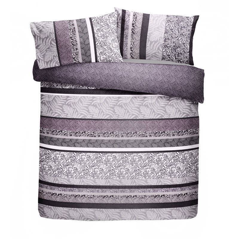 Duvet Cover Set, Super King - 2 Standard Pillowcases, Heather