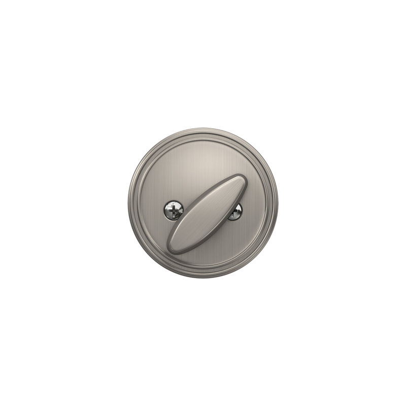 Dexter Single Cylinder Deadbolt, Satin Nickel