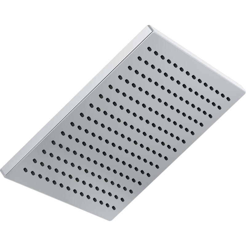 Rain Fixed Shower Head with H2Okinetic Technology, Chrome