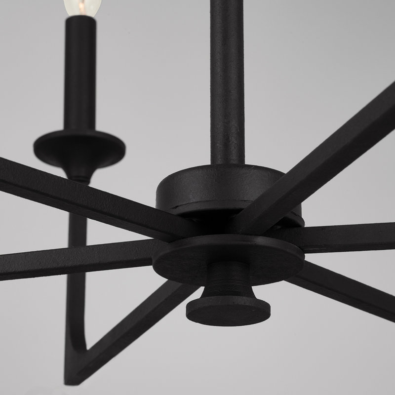 Clint 6 - Light Dimmable Empire Chandelier