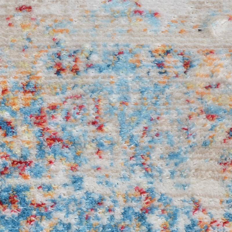 Crayton MACHINE MADE POLYESTER AREA RUGS  - Multicolor, Oriental Design, Area Rugs for Living Room, Bed Room