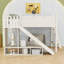 Lit mezzanine en bois avec garde-robe, glissade et tablettes-295076945-295076948