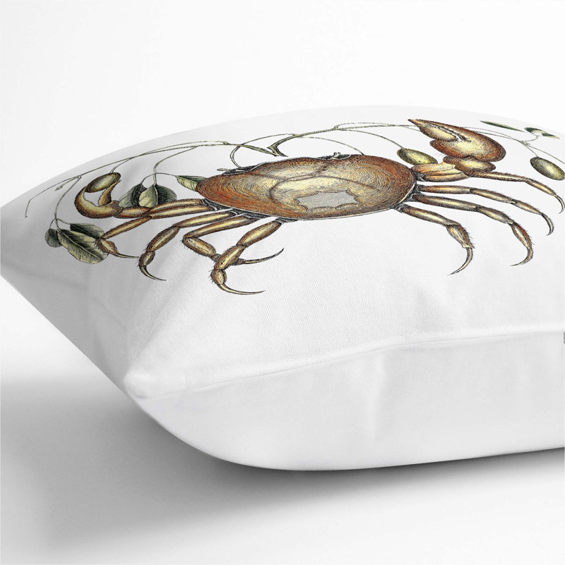 Square Throw Cushion, 55cm H x 55cm W x 20cm D, White