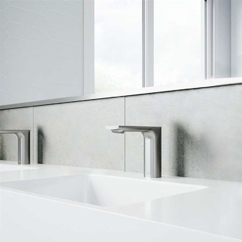 BathSelect Chrome Finish Commercial Automatic Touchless Sensor Faucet