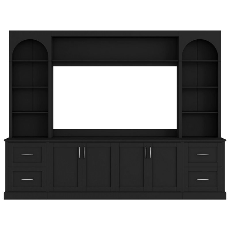 Meuble télé 103,1 po, Noir