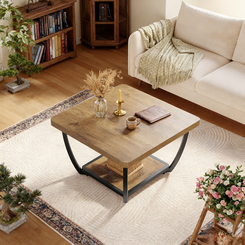 Frame Coffee Table with Storage