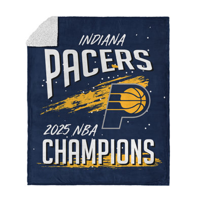 NBA Indiana Pacers Champs - jeté en soie Sherpa