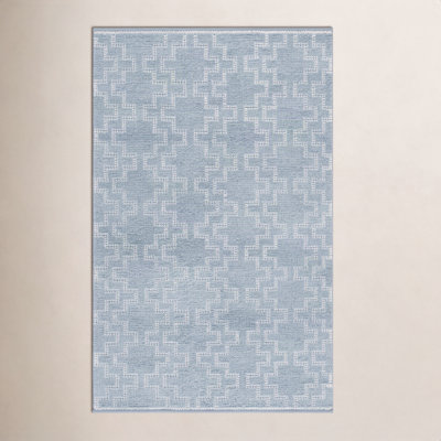 Hand-Woven Geometric Outdoor Rug