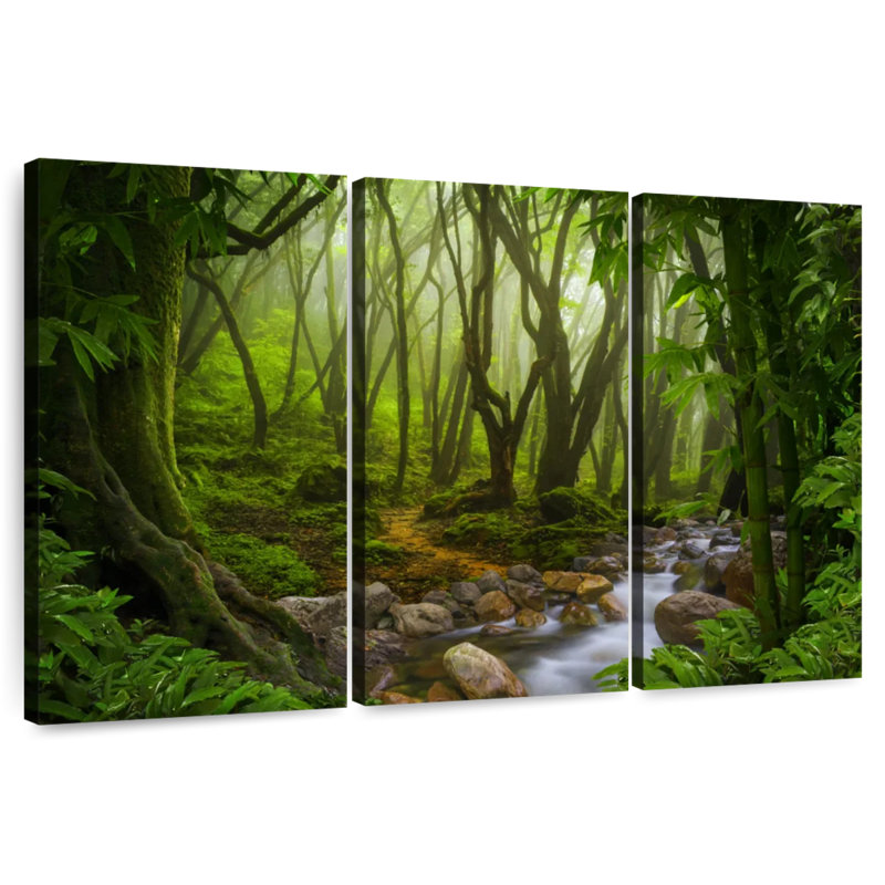 Alvord Mystic Tropical Forest, 36" H x 57" W