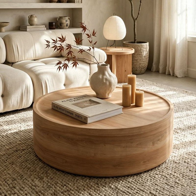 Tables basses et tables de cocktail sans assemblage, 39,37 po en bois aggloméré Modern Home