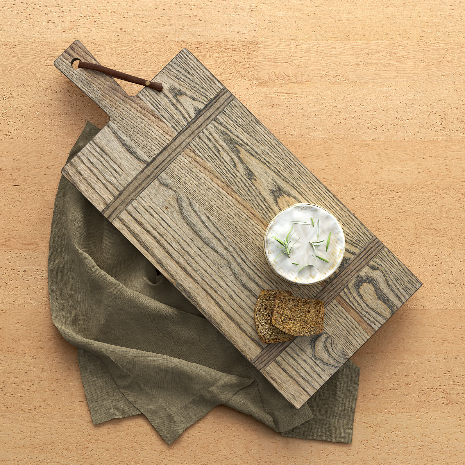 J.K. Adams 1761 Ash Wood Cutting Board
