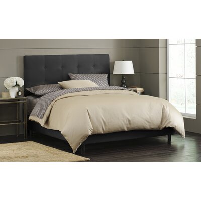 Moats Solid Wood and Upholstered Low Profile Standard Bed -  Corrigan Studio®, 8ADE1DA51DB640308ED18D62B4870E23