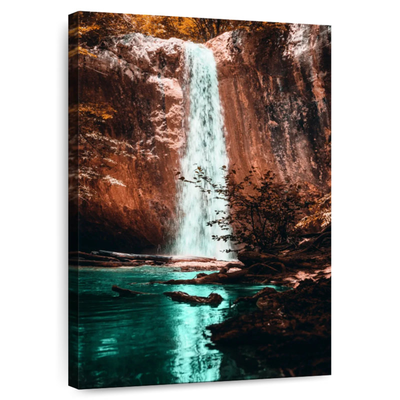 Kerrick Fiery Waterfall, H 12 po x l 8 po