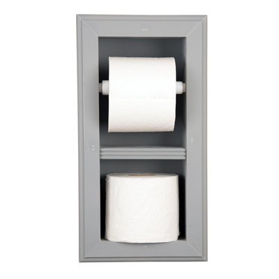 Butler Double Recessed Toilet Paper Holder