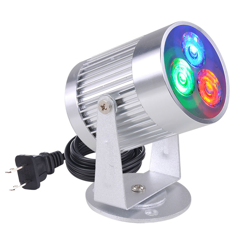 Projecteur de boule disco 3W RVB Faisceau de lumières à DEL avec effet de scène, fête d'anniversaire de mariage, KTV, bandes de DJ, spectacle de danse, bar club