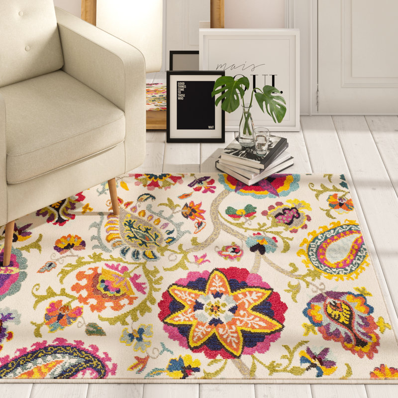 Dyson Floral Area Rug, Rectangle 235 x 335cm