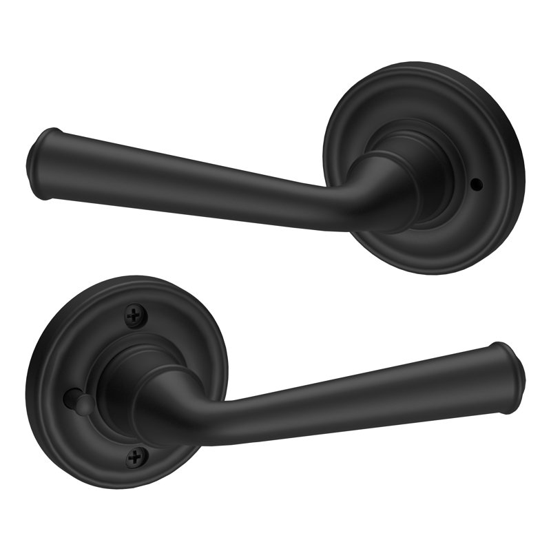 Federal Door Lever with Rosette, Left