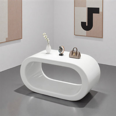 Minimalist White Display Table