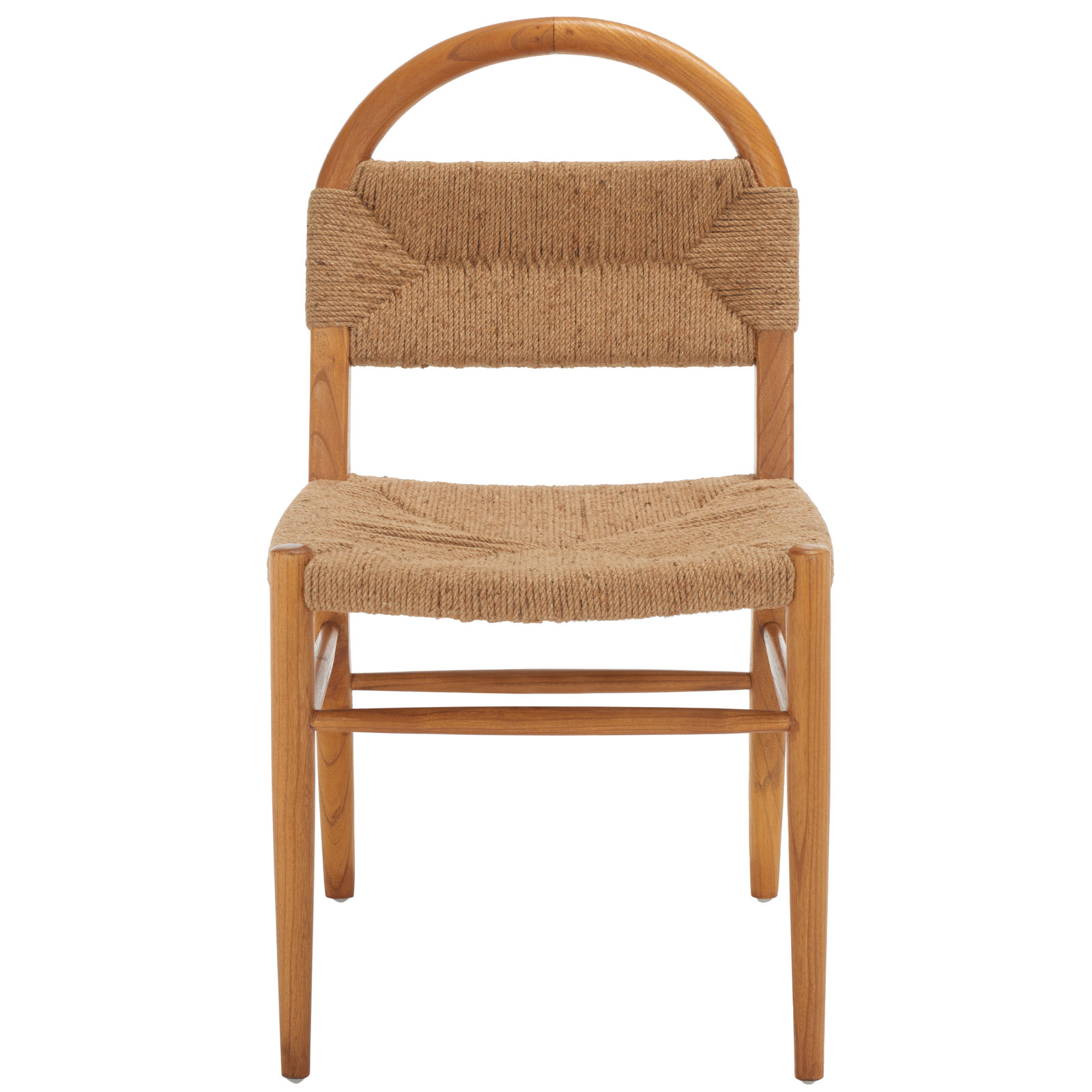 Kashmir Solid Wood Side Chair, Brown	