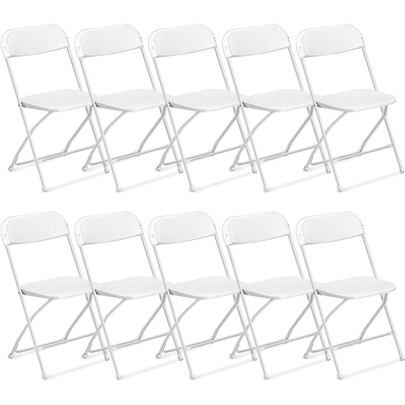 Stars Chairs Plastic Stackable Folding Chair