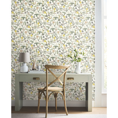 Papier peint adhésif Herb Garden Botanical Premium