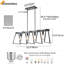Lydell 4-Light Kitchen Island Linear Pendant-1979255859