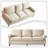 Annwyl 82.69'' Upholstered Sofa-1741243971