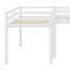 L-Shaped Loft Bed With Ladder And Slide