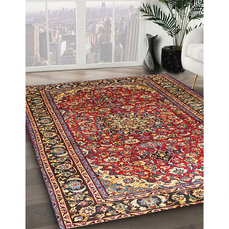Cherelyn Oriental Indoor Rug, Round 8'