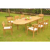 Taraval Outdoor 9 - Piece Teak Dining Set