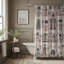 Glacial Snowman Design - Premium Shower Curtain-262118713