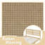 Wooden Bed With Rattan Headboard