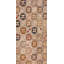Tapis crocheté neutre neutre à motif géométrique