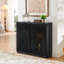 Buffet Mid-Century cannelé avec 2 trous-2145831899
