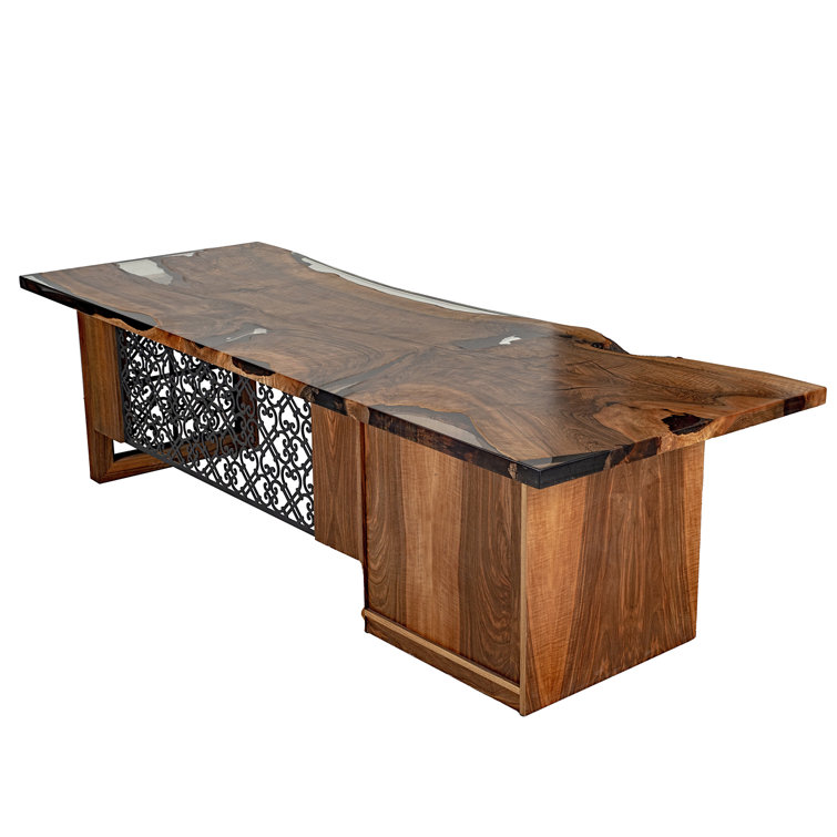 Solid Wood Executive Desk