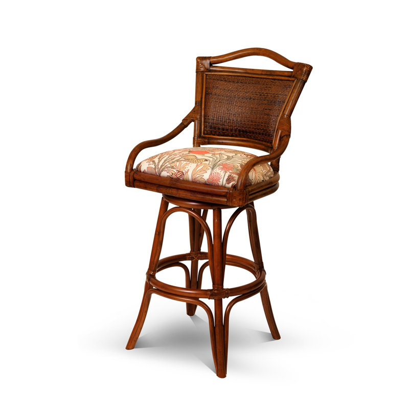 Credell Swivel Upholstered Counter Stool, Dum Dum Spa