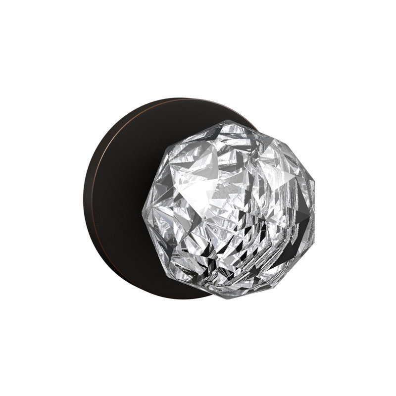 Fausse poignée en cristal Bravura 926-6, Bronze huilé