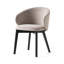 Tuka Upholstered Armchair with Wooden Frame-1188789862-1188789863