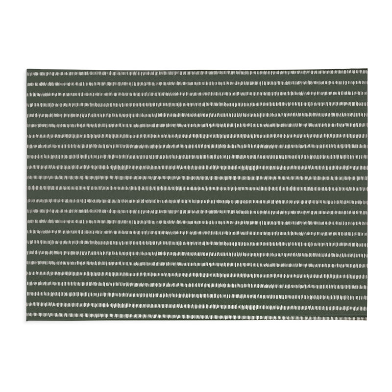 Scatter Row Indoor Doormat, 36" W x 60" L, Green