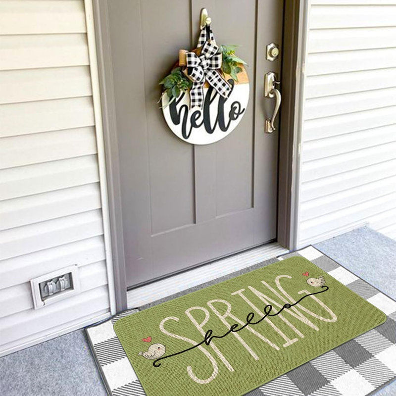 Tapis de porte Spring Bird Welcome