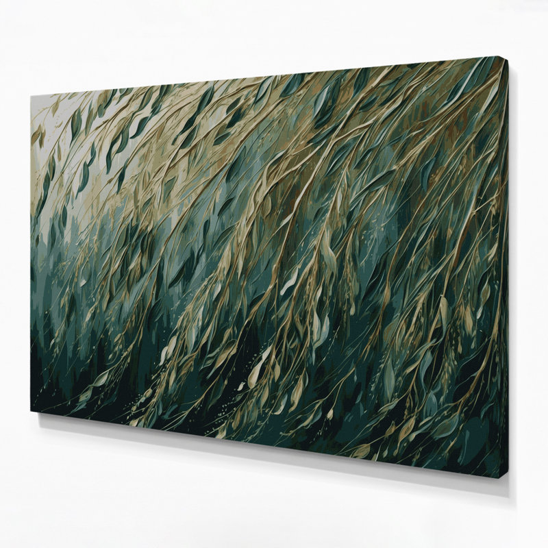 Art mural sur toile Botanical Willow Branches, H 20 po x l 24 po