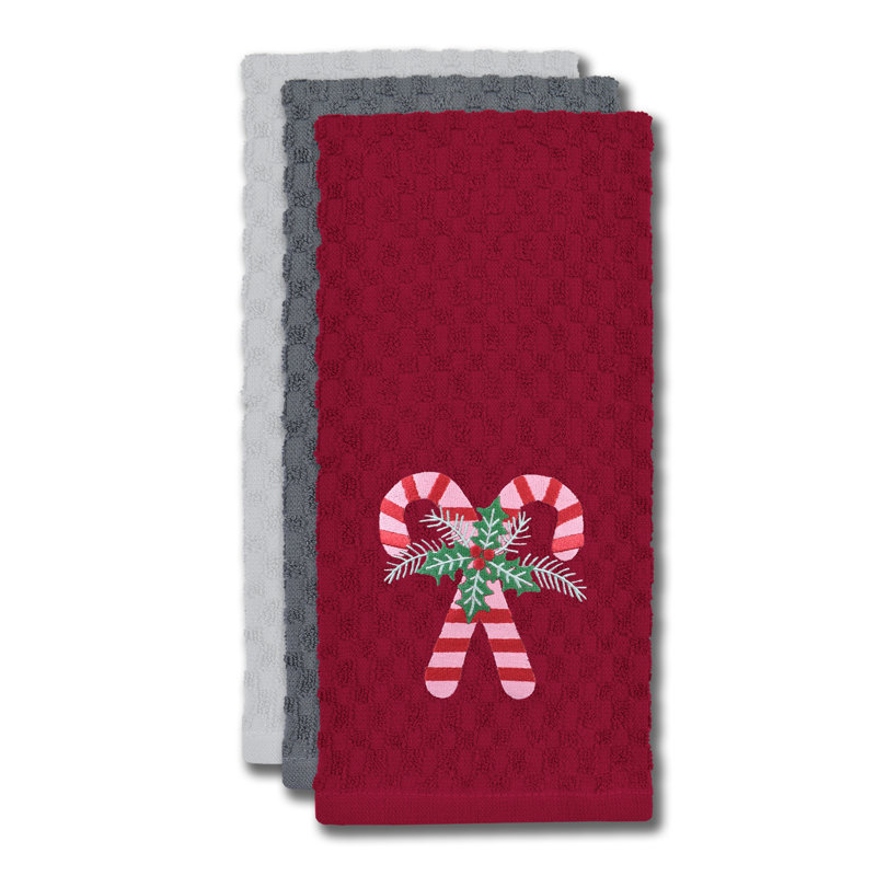 Cotton Tea Towel Kitchen Towel, Red