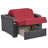 Annalesia Sleep Plus Fabric Upholstered Convertible 3-in-1 Sleeper Arm Chair With Storage-533811952-533838733